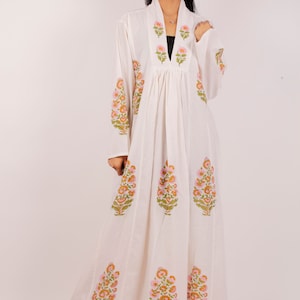 Block Print Dress, Indian Hand Block Print Cotton Dress, Indian Cotton Dress, Indian Summer Dress, Women Summer Dress, Long Maxi Dress