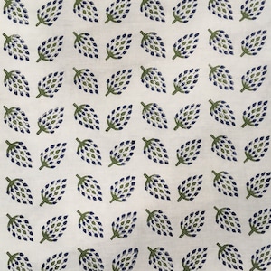 5 Yard Hand Block Print Fabric, Indian Cotton Fabric, Printed Cotton Fabric, Hand Print Fabric, Printed Fabric, Block Print Fabric