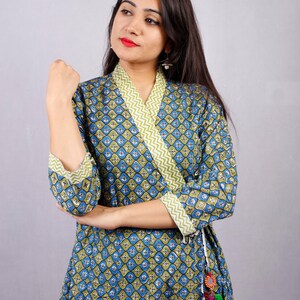 Hand Block Printed Dress, Block Print Dress, Indian Tunics, Hand Printed Dress, Indian Cotton Long Gown, Indian Cotton Dress, Printed Dress