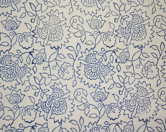 5 Yards hand blokprint stof, Indiase katoenen stof, bedrukte katoenen stof, katoen bedrukte stof, bedrukte stof, blokprint stof