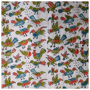 5 Yards, Block Print Fabric, Hand Block Print Fabric, Indian Block Print Cotton Fabric, Indian Block Print Fabric, Indian Block Print