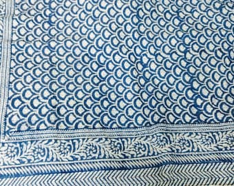 Indian Cotton Hand Block Print Kantha Quilt, Indian Kantha Bedspread, Indian Kantha Quilt, Cotton Kantha Quilt, Kantha Blanket, Kantha Throw