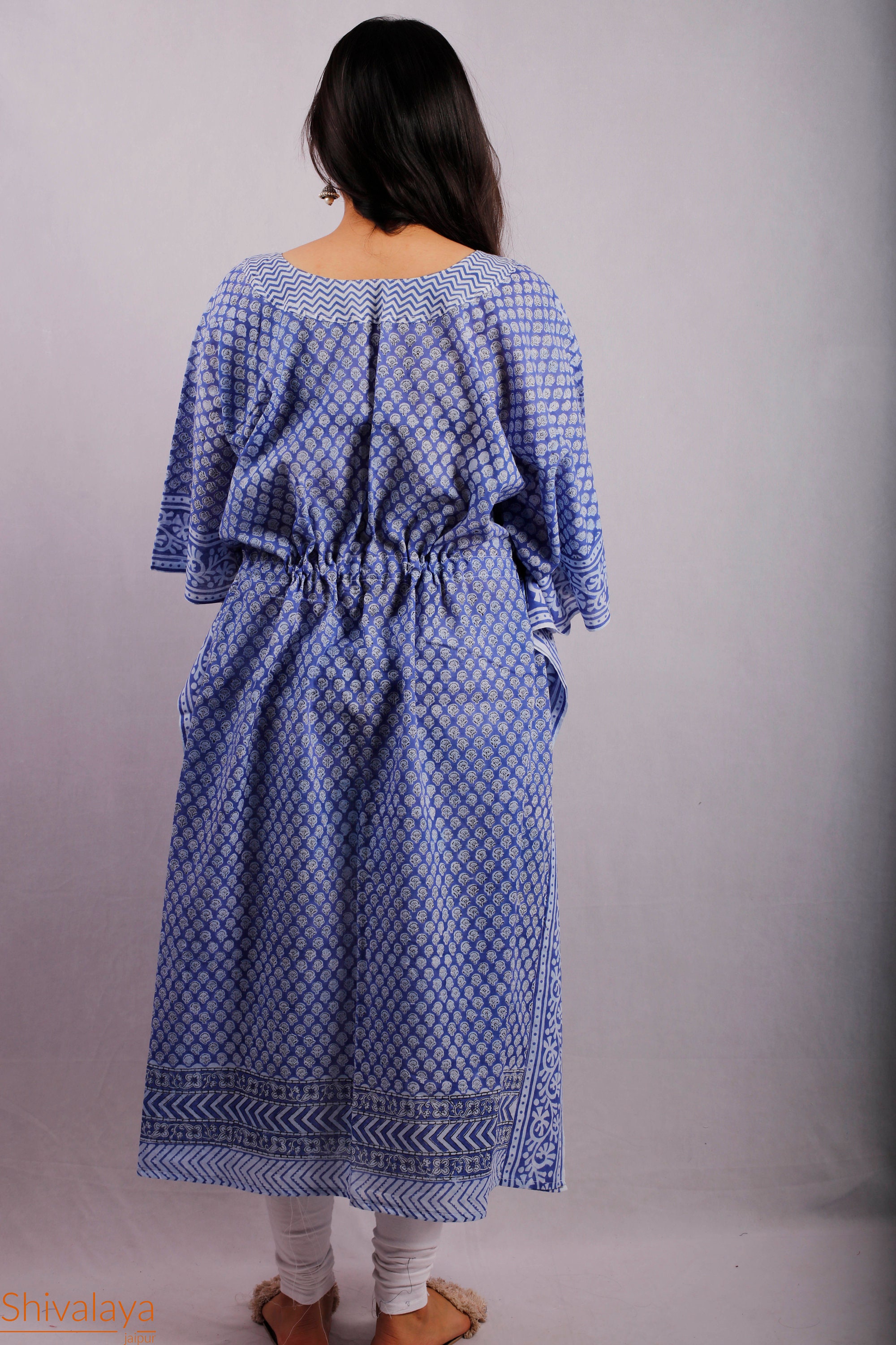 Block Print Kaftan Cotton Kaftan Organic Kaftans Resort Etsy UK