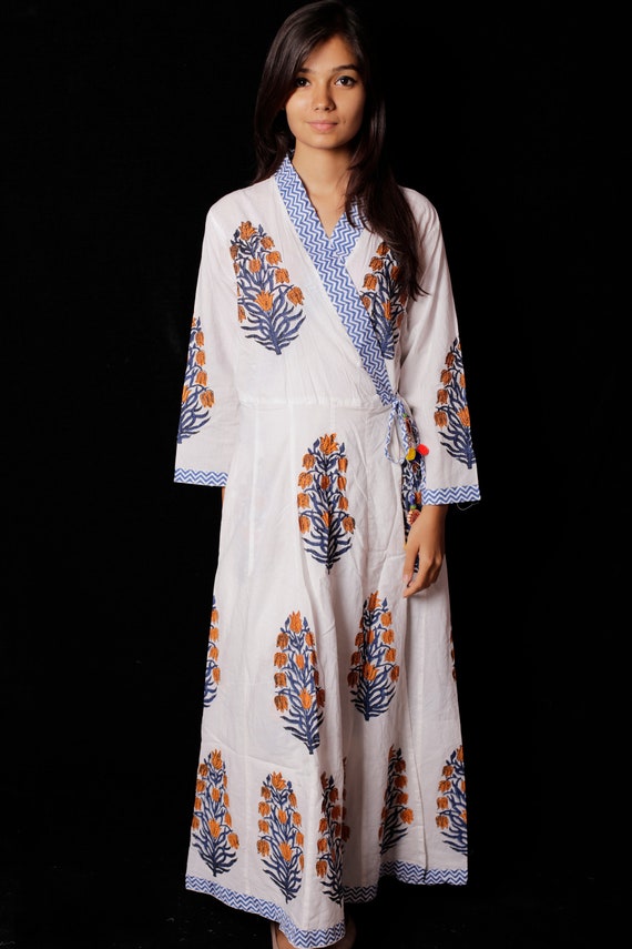 chinese dress ladies Black Jaipur LENZING™ ECOVERO™ Viscose Maxi Dress – FARM Rio main image 1