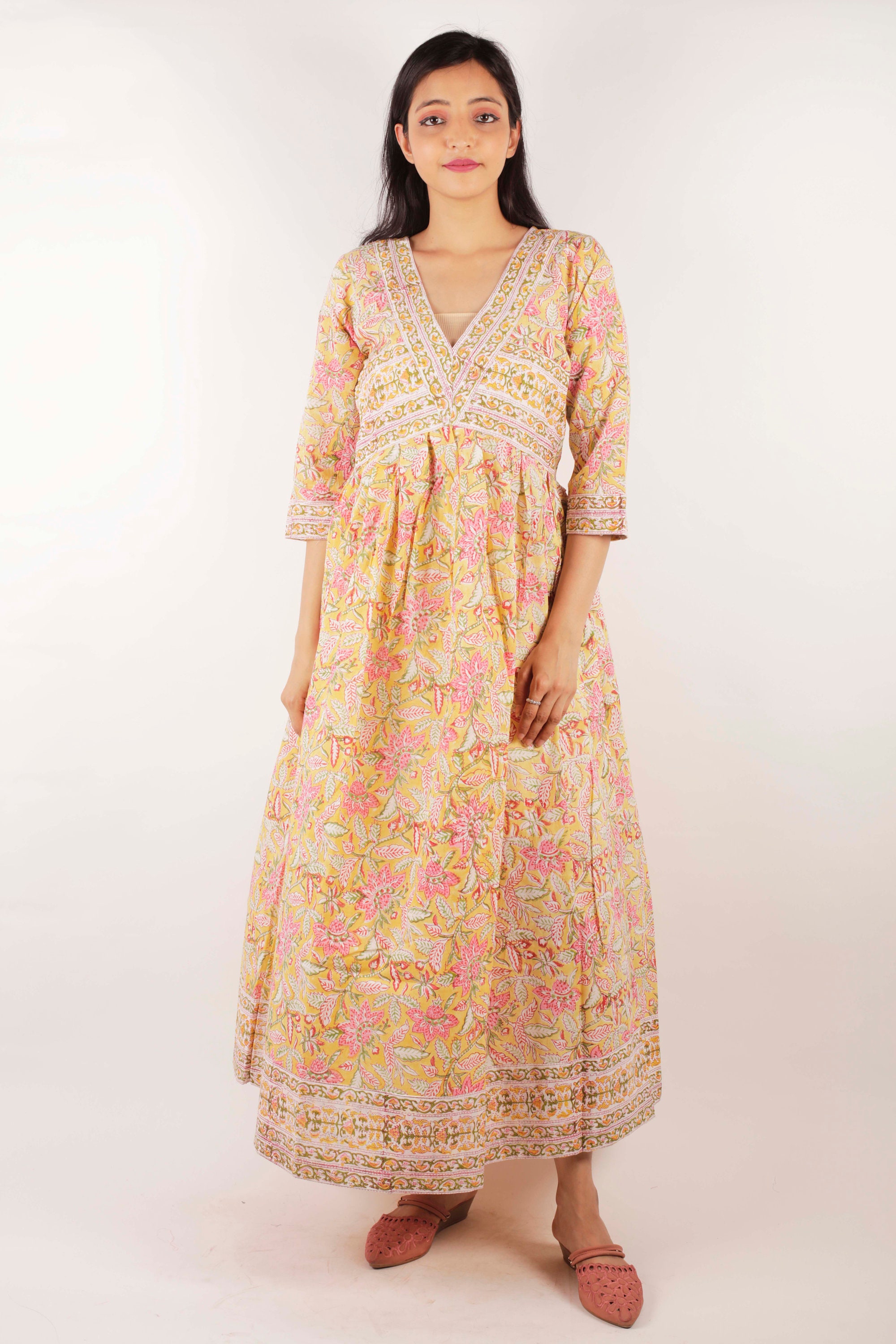 Block Print Dress Hand Block Printed Dress Indian Cotton Etsy Australia