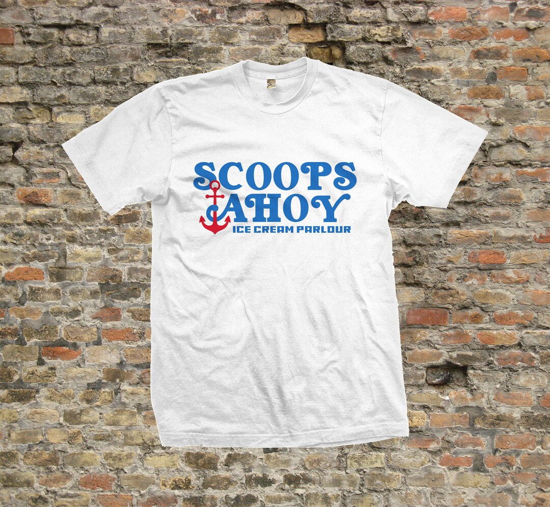 Scoops Ahoy T Shirt 100 Cotton 10103 Etsy