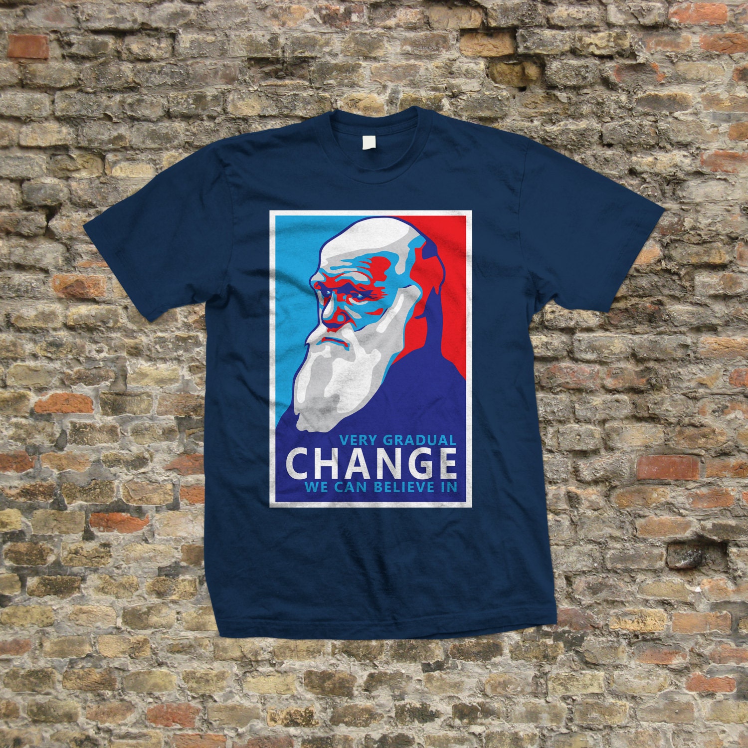 Image of Darwin Change T Shirt 100% Cotton - 2128