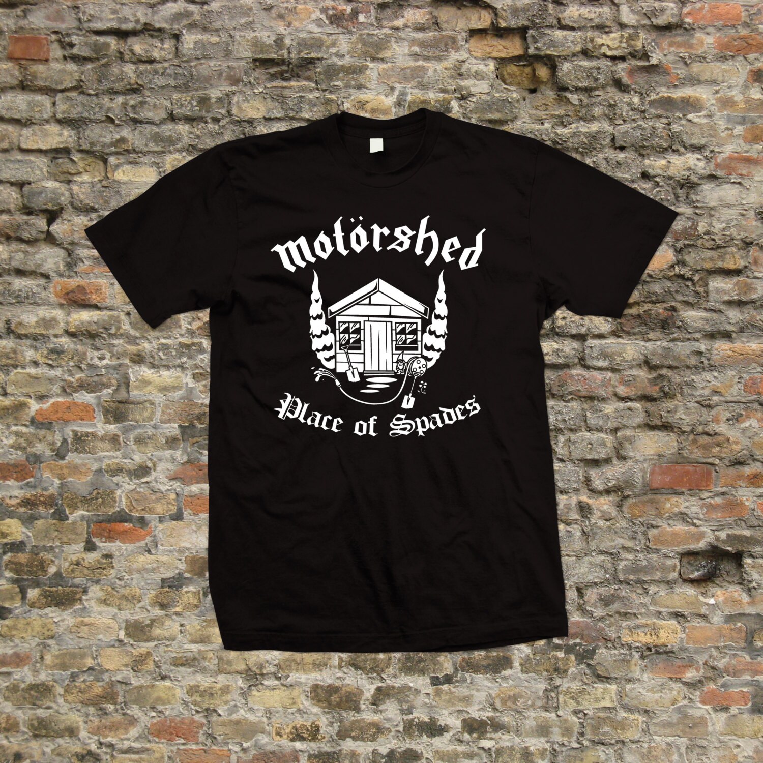 Image of Motorshed Place Of Spades Farthers Day Birthday Gift T Shirt 100% Cotton - 2134
