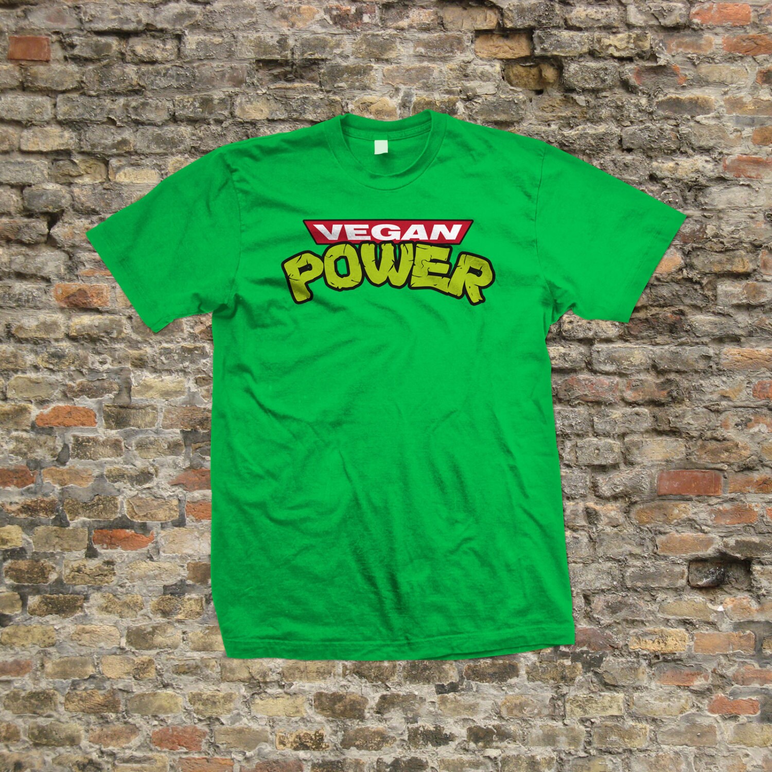 Image of Vegan Power T Shirt 100% Cotton - 720