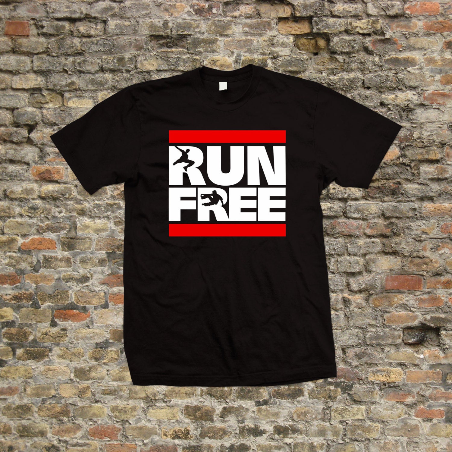 Image of Parkour Free Running T Shirt 100% Cotton - 1180