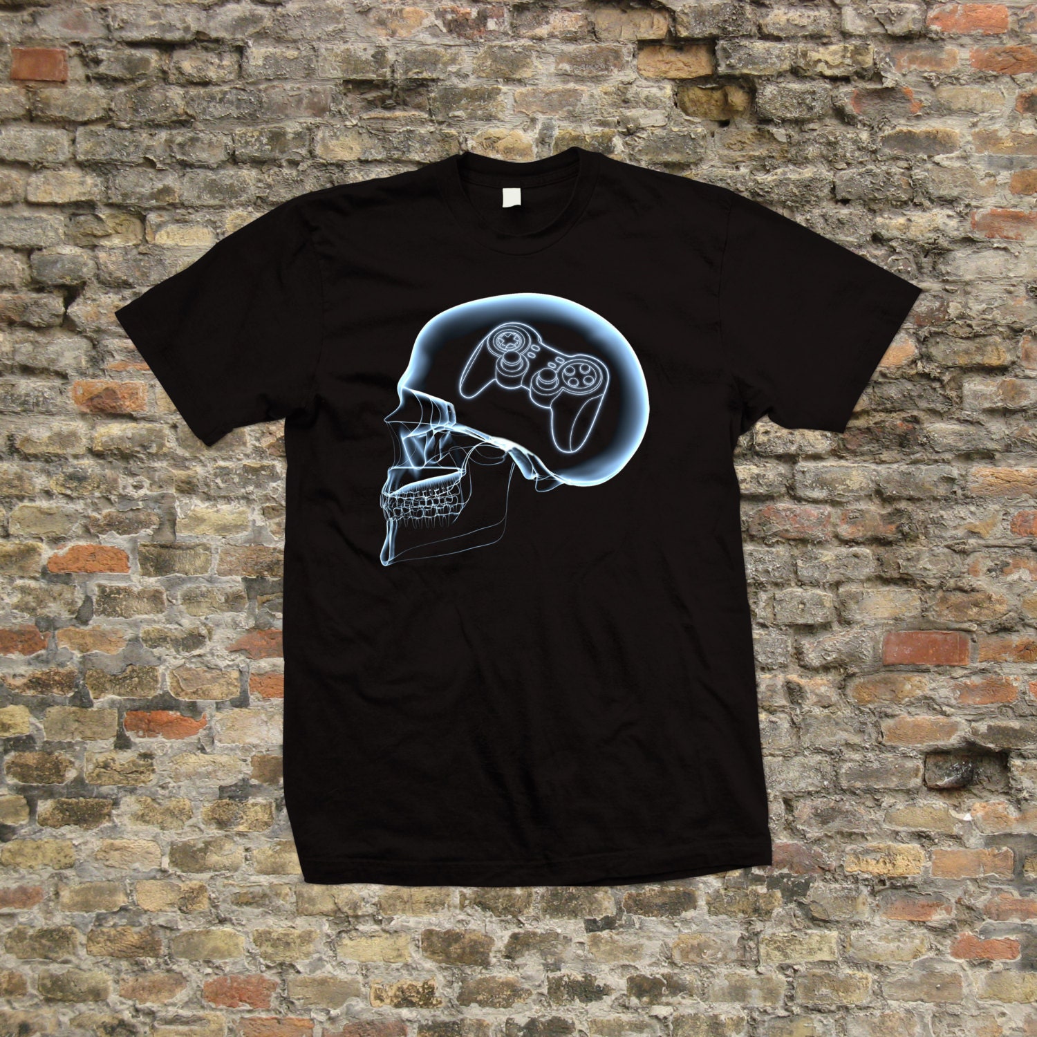 Image of x-Ray Gamer T Shirt 100% Cotton - 1981