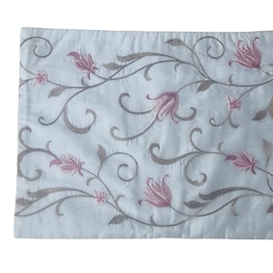 Talit pour femme, fille, bat mitzvah, châle de prière juif traditionnel, soie artificielle brodée d'israël, sac et kippa inclus