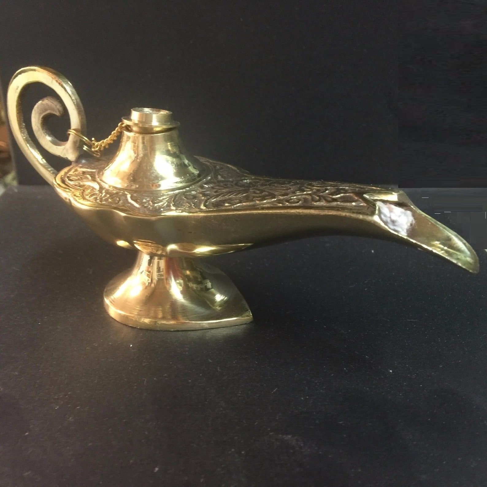 Aladdin Oil Lamp Made of Brass 13 Cm 5 Inch Etsy