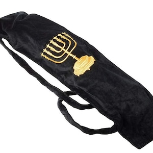 Bolsa de Shofar yemenita Estuche de transporte Grande Shofar Color negro de Israel