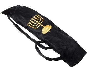 Yemenite Shofar Bag Carry Case Large Shofar Balck  Color From Israel