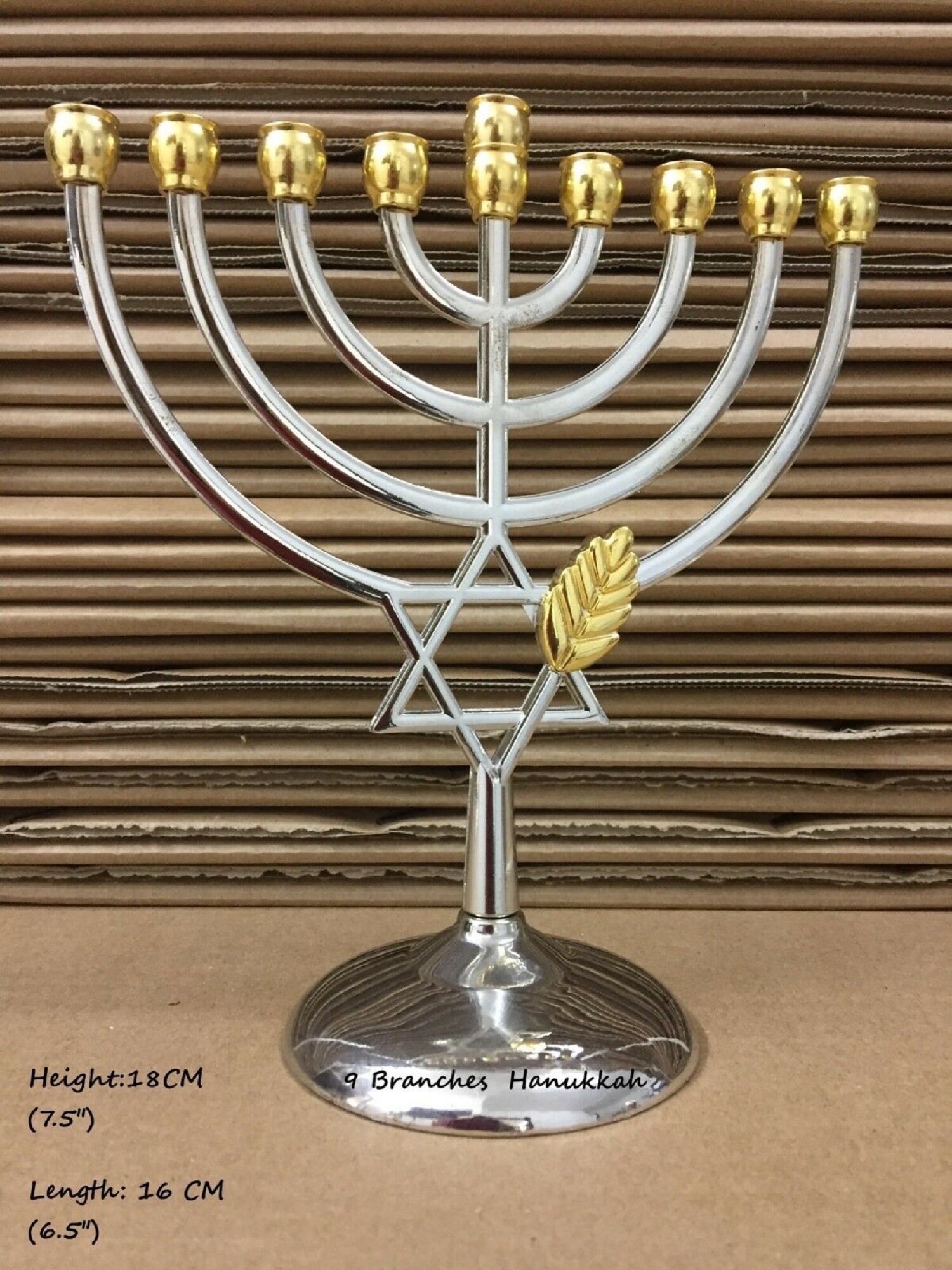 Hanukkah menora 9 branch menorah Hanocia Etsy