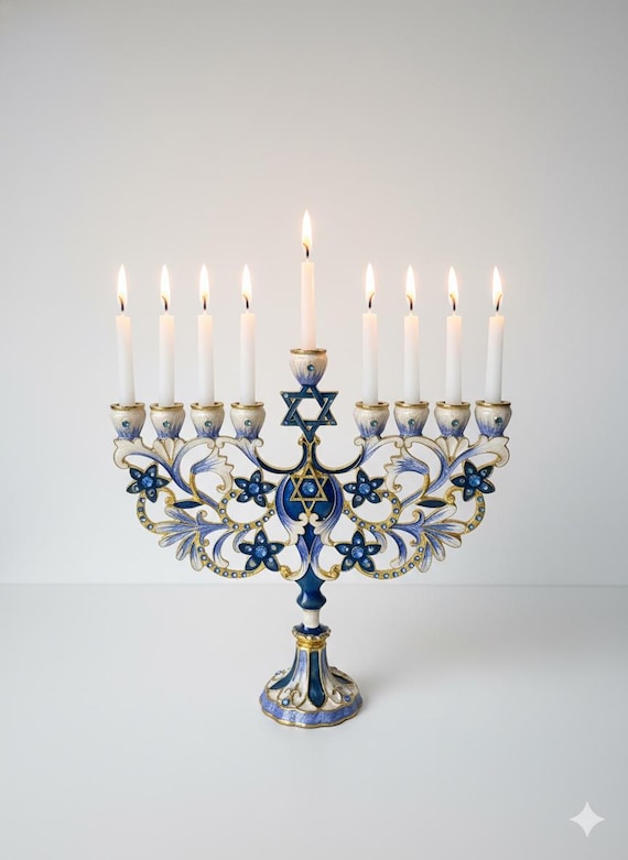 TAMAR HOLYLANDメノーラー燭台エルサレム製キャンドル真鍮アンティーク 美術品・アンティーク・コレクション TAMAR HOLYLANDメノーラー燭台