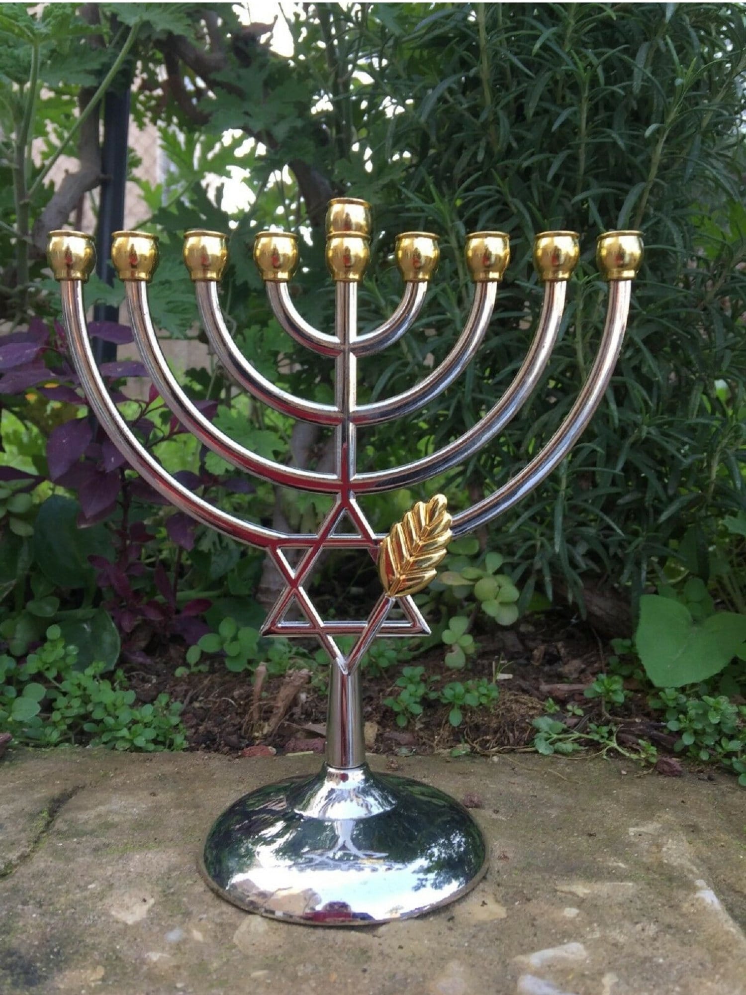 Hanukkah menora 9 branch menorah Hanocia Etsy