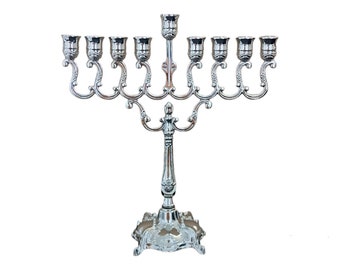 Menorah Candle Holder for hanukkiah Tabernacle, Home Décor, Table Centrepiece Display Judaica Hanukkah Jewish gift Chanukah menora