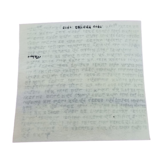 Scroll Paper Kosher Mezuzah Scroll From Israel - Klaf Mezuza Parchment Mezuzah Case