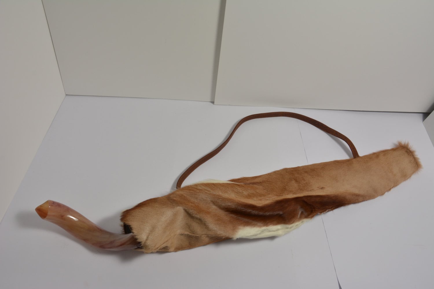 Butiful Exclusive Shofar Bag Leather 100 Natrel Springbok Etsy