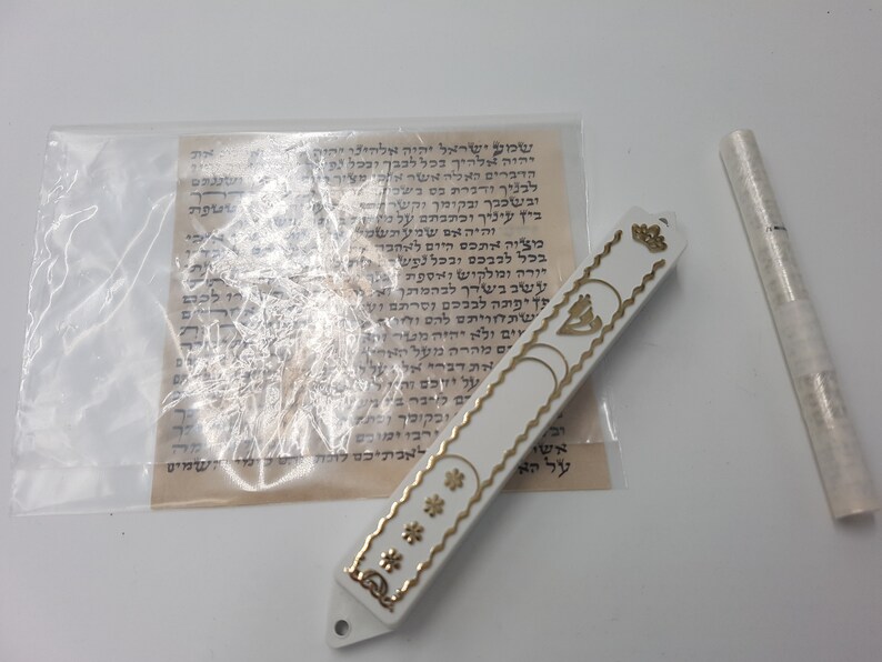 Kosher 10 cm Mezuzah Scroll klaf Mezuza Pergamena ebraica Etsy Italia