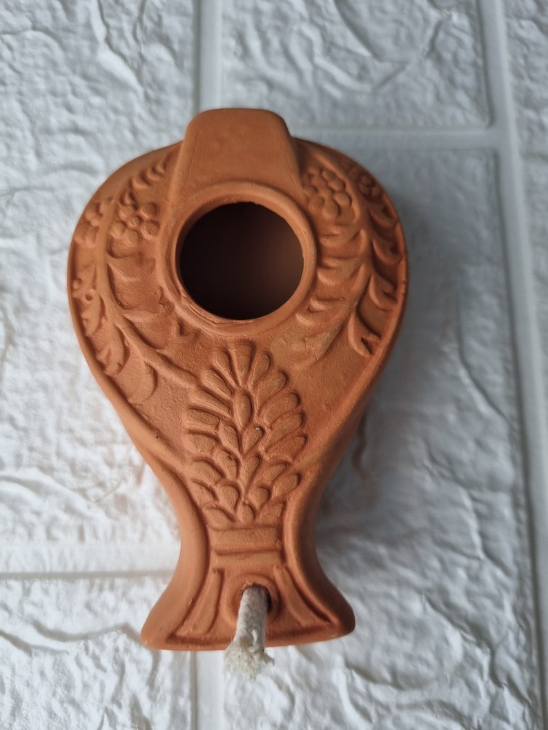 5 X HERODIAN OIL LAMP Ancient Biblical Antique Replica Israel Etsy