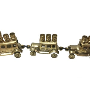 Chanukiah Chanukahs Hanukkah Hanukkiahs Hanukkah Menorah 9 branches From Israel Train Desig Brass Chanukah Candle Holder