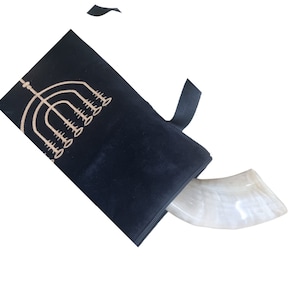 Shofar Horn SALE Kosher Rams Ram Full polish From Israel Chofar Made in Israel Size Between 12-14&quot; + bag + Wood Stand