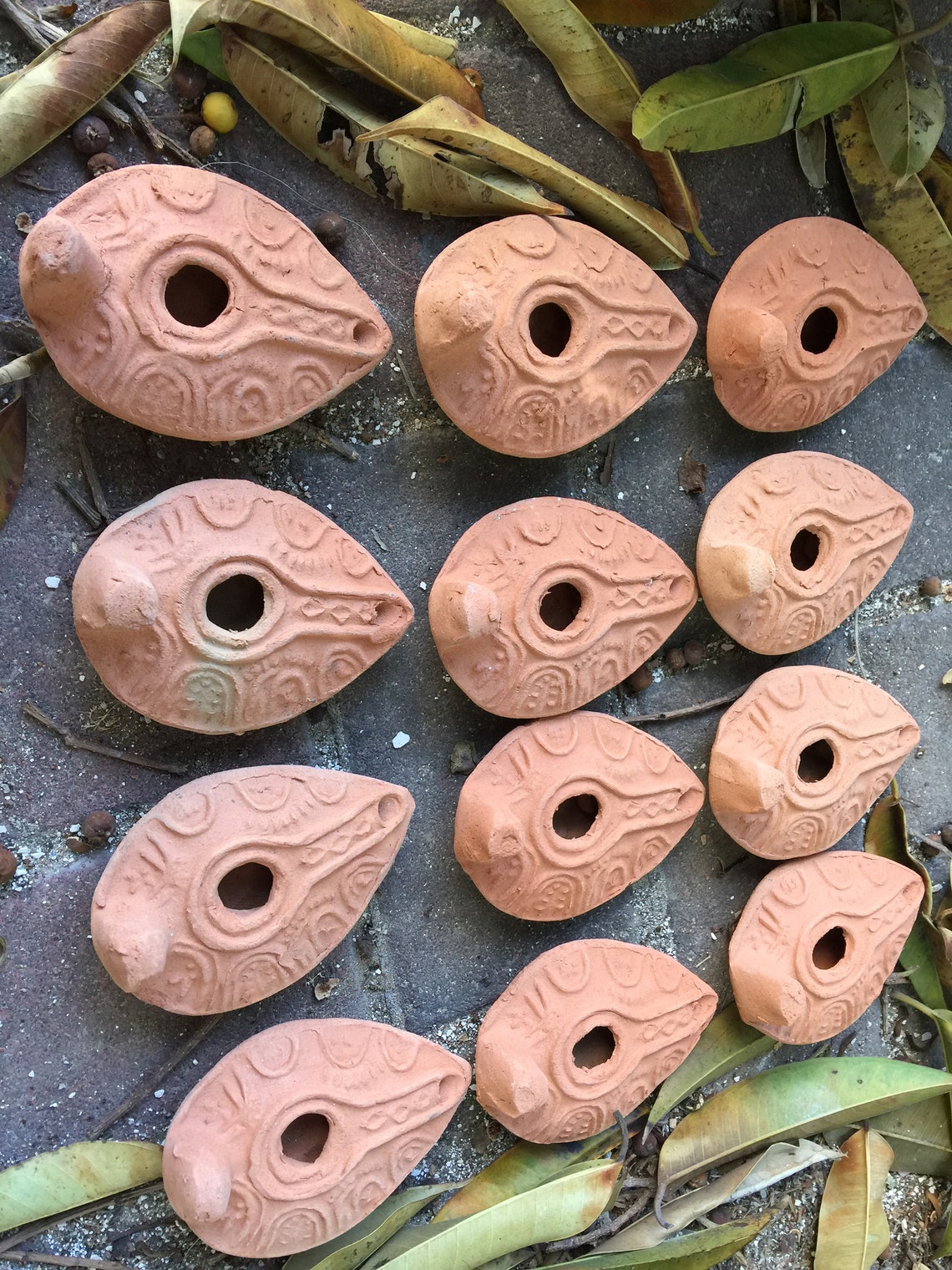 12 X HERODIAN OIL LAMP Ancient Biblical Antique Replica Israel Etsy