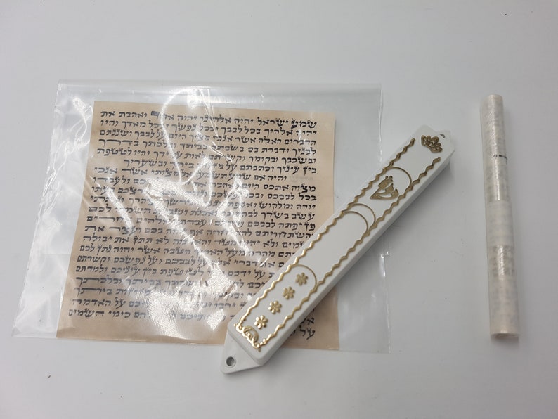 Kosher 10 cm Mezuzah Scroll klaf Mezuza Pergamena ebraica Etsy Italia