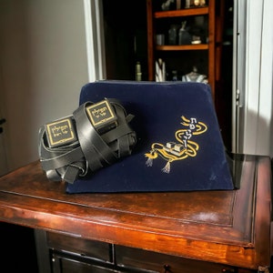 Tefillin Daka for Left-Handed | Computer Checked Scrolls Certified | Handmade Jewish Prayer Phylacteries & Bag