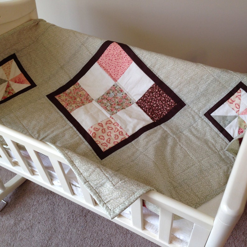 Baby Girl Quilt/table Topper Quilt Classic Victorian Treasure Etsy