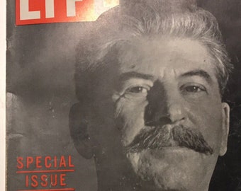 Joseph Stalin WWII LIFE Magazine 29 marzo 1943 Numero speciale USSR Red Leaders