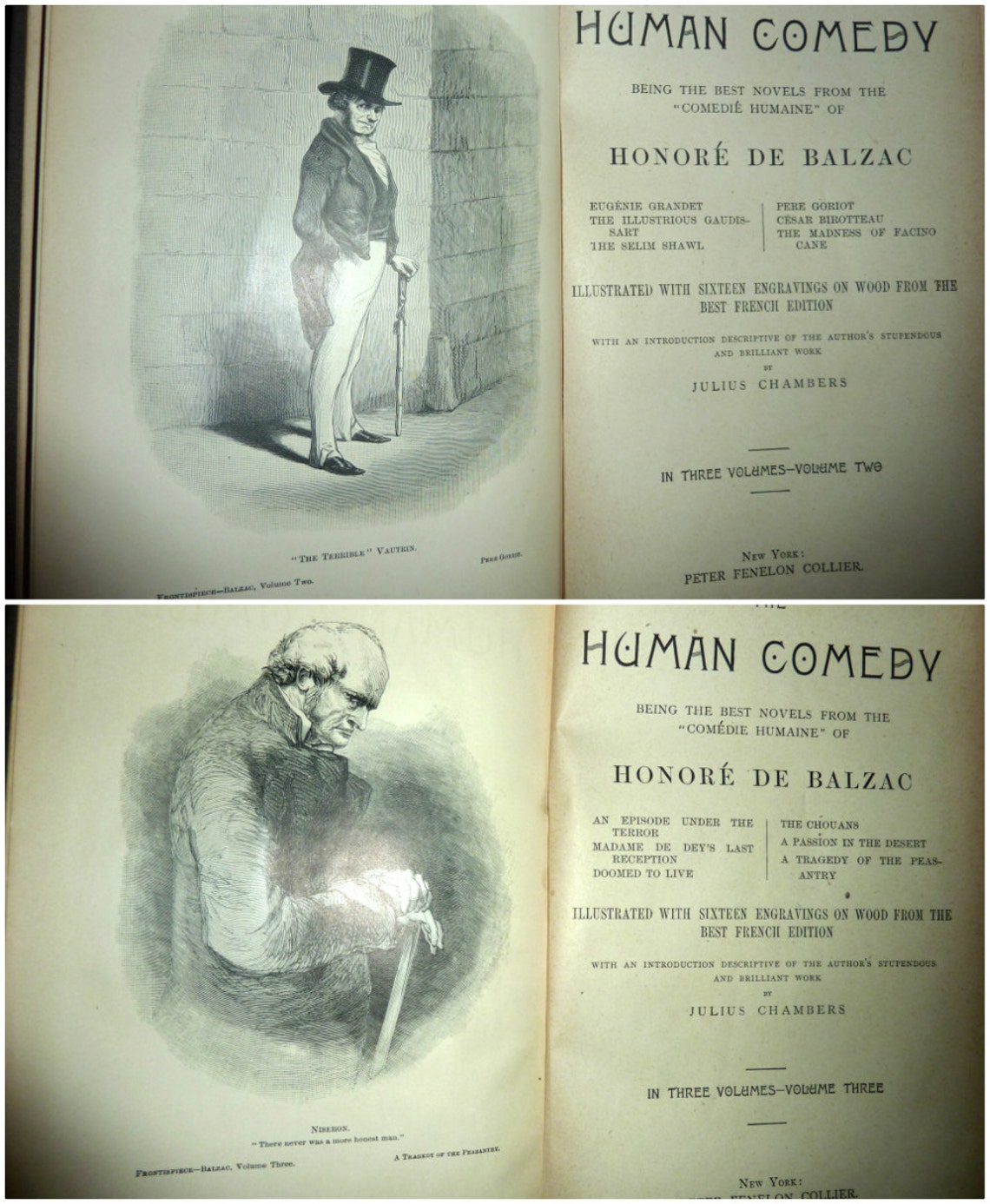 The Works of Honore De Balzac the Human Comedy 1898 by Etsy