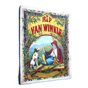 McLoughlin Bros Books RIP VAN WINKLE  Chromolithographs 1880's