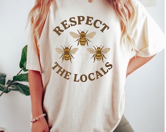 Honey Bee Shirt Shirt Design Idea Idea Gift For Bee Lover Gift Bee Theme Cotton Tee Shirt Design Casual Wear Bee Print Summer Style Garden
