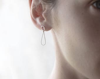 Drop earrings, teardrop raindrop earrings, boho earrings, bohemian earrings, bridal earrings.