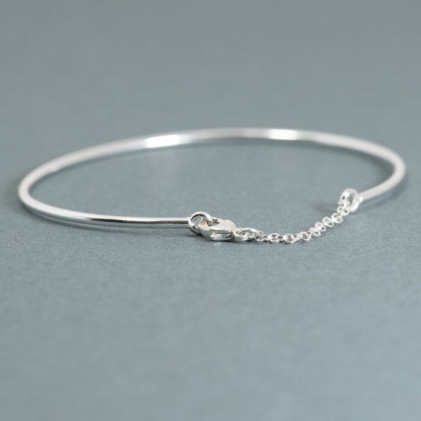 Silver cuff bracelet, dainty bracelet, minimalist bracelet, simple bracelet, geometric silver bangle, everyday bracelet.