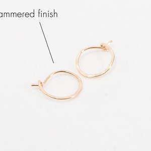 Tiny Hoop Earrings, Dainty silver hoops, Gold Filled Hoop Earrings, Silver Simple Hoops, Minimalist Hoop Earrings, Small Hoop Earrings.