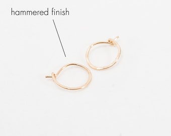 Tiny Hoop Earrings, Dainty silver hoops, Gold Filled Hoop Earrings, Silver Simple Hoops, Minimalist Hoop Earrings, Small Hoop Earrings.