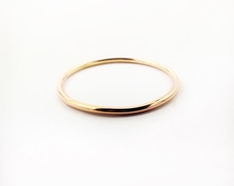 Gold stacking rings, Skinny gold rings, Dainty gold rings, Thin gold ring, Gold promise ring, Gold wedding band, Gold commitment ring.