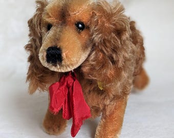 Vintage Steiff Dachshund Waldi Original. Vintage Dog Toy. Stuffed