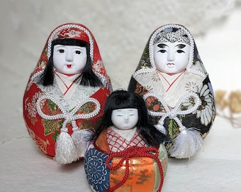 豆駒 「01-491」 木目込み工作キット 日本の人形 - Etsy 日本