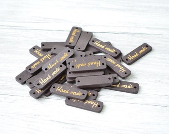 Wooden Tags 50PCs, Scrapbooking, Knitting Buttons, Craft Buttons, Hand made tags, Wood tag