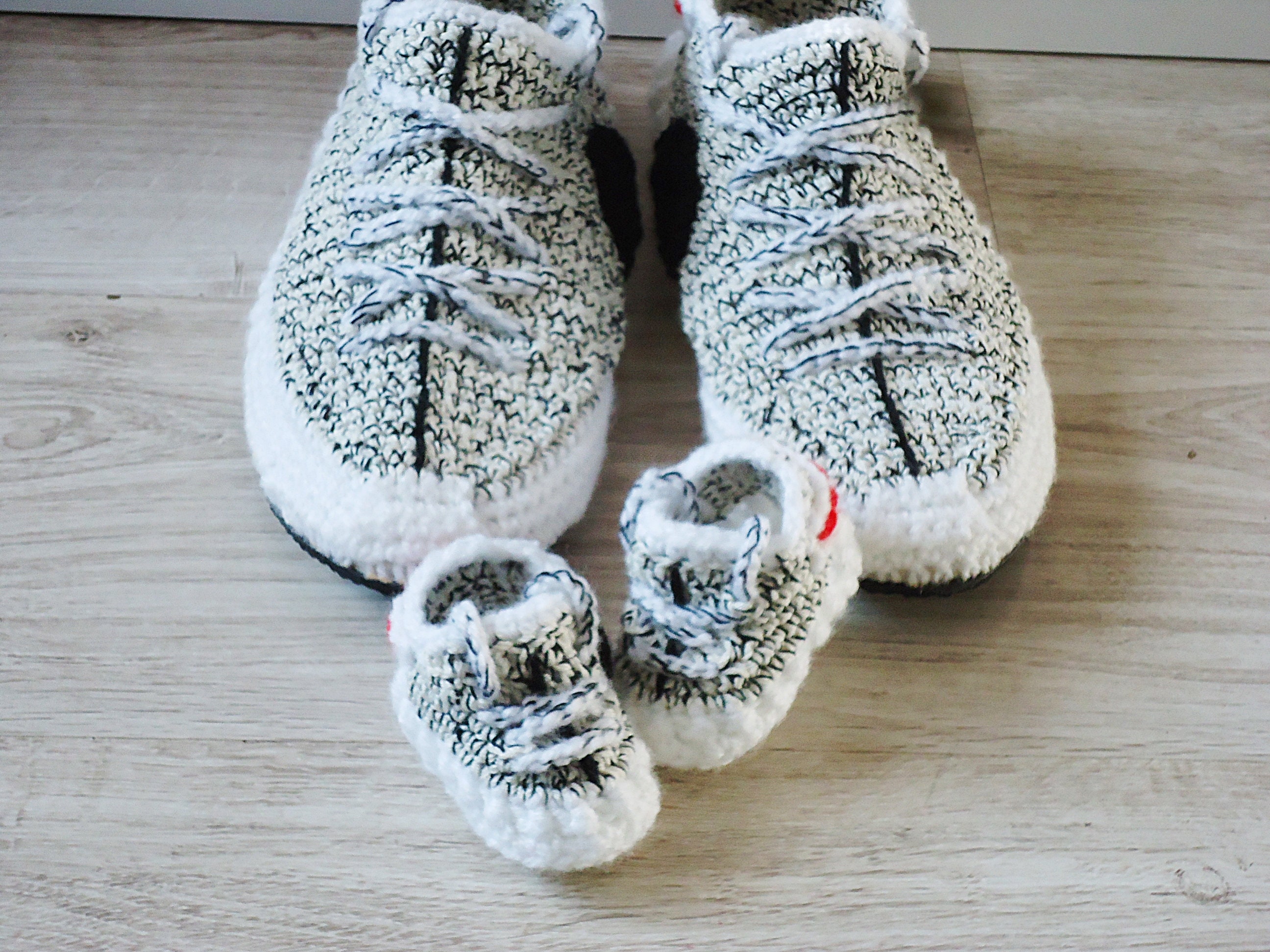Crochet Shoes Mom and Me Gift for Baby Crochet Baby Shoes Daddy and Me Crochet Yezzy Shoes Handmade Shoes Athletic Sneakers Etsy Australia