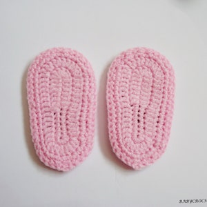 Soles for Crochet Shoes, Soles for Baby Shoes, Baby Slippers, Baby ...