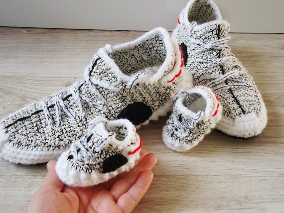 Knitted baby yeezys hotsell