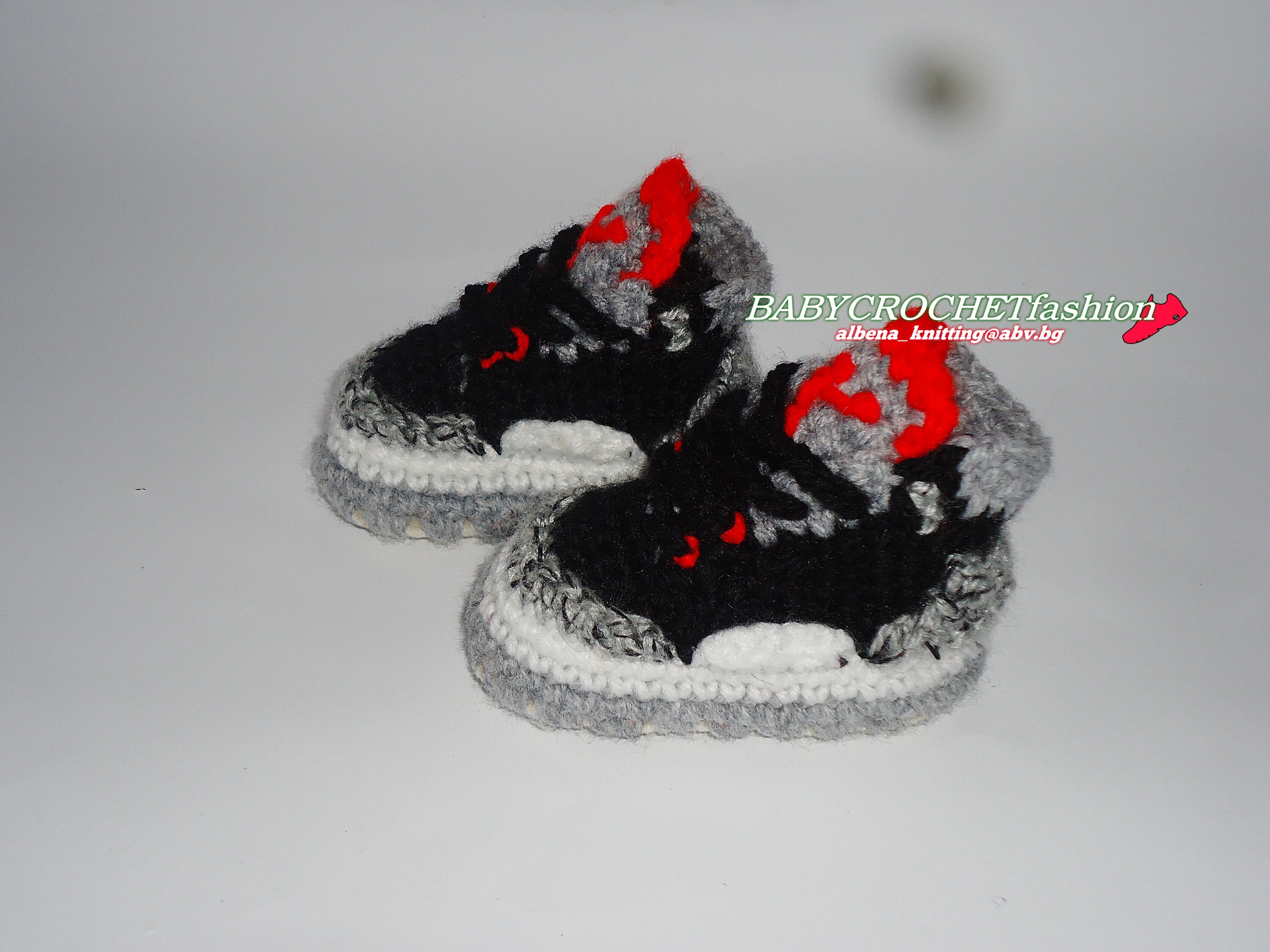 Baby Jordan 3 Crochet Baby Shoes Jordan 