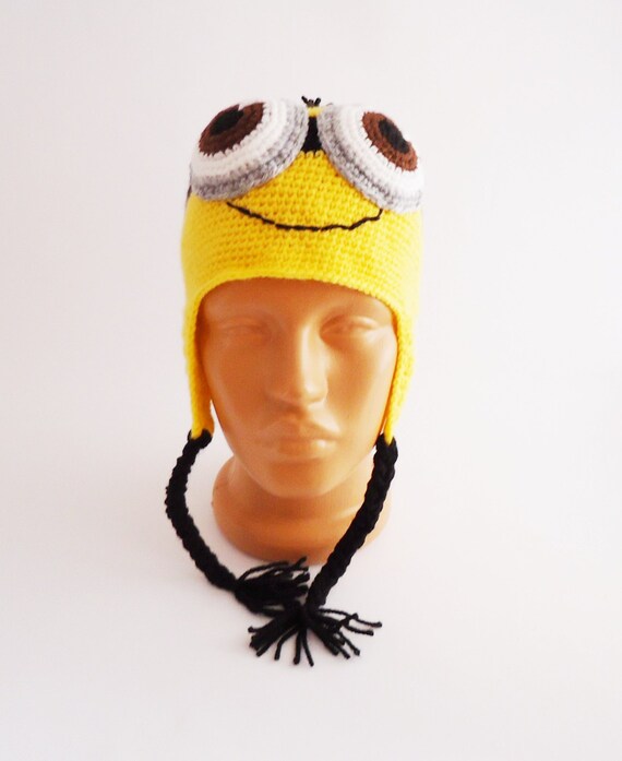 Baby Hat Crochet Baby Hat Minion Baby 